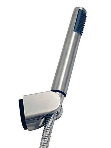 Tube Type Bathroom Handheld Shower Head with Extra Long Hose and Bracket Holder, Stainless Steel Finish