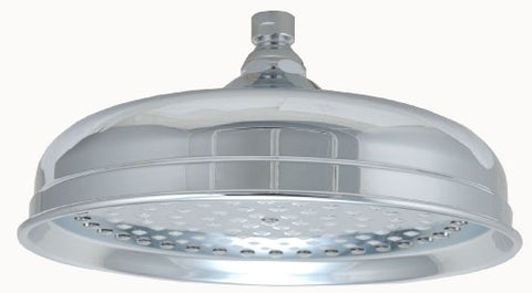 Rain Shower heads, Chrome Plated Solid Brass, 10"-diameter - By Plumb USA
