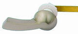 Toilet Tank Lever, Satin Nickel Finish, Front Mount - By Plumb USA