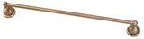 Bathroom Accessories, 24" Towel Bar and Toilet Paper Holder, Antique Copper Finish - by PlumbUSA 64924X2AC