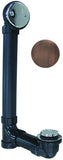 Tip Toe Waste and Overflow ABS Schedule 40, Antique Copper Finish - by Plumb USA