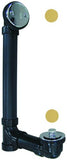 Lift Lock Waste and Overflow ABS Schedule 40, Polished Brass Finish