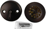 Bathtub Tub Replacement Drain Trim Kit Bathtub Drain Conversion Kit, Matte Black By PlumbUSA