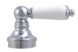 Trim Kit for 3-handle Shower Valve, Fit Delta Washerless Shower, Chrome Finish - By PlumbUSA