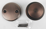 Plumb USA Bathtub Tub Replacement Drain Trim kit - Antique Copper Finish, Tip Toe Type