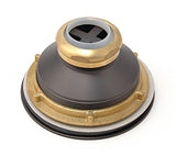 Solid Brass Duo Basket Strainer, for Kitchen Sinks (Oil Rubbed Bronze)