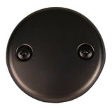 Tip Toe Waste and Overflow ABS Schedule 40, Oil Rubbed Bronze/Matte Black Finish