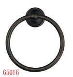 Plumb USA Bathroom Accessories, 24" Towel Bar and Towel Ring, Oil Rubbed Bronze Finish 64924X2AC