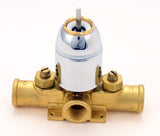 1-Handle Tub & Shower Rough-In Valve, With Integral Stops, Compatible/Replacement for Delta Series 600, RP77738 - By Plumb USA