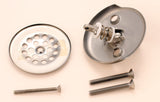 3-1/8" Trip Lever Tub Trim Only Set with 2-Hole Overflow Faceplate, Satin Nickel Finish
