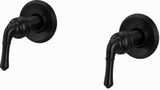 Plumb USA 2-Handle Shower Trim Kit, Matte Black, Fits Delta Washerless