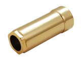 Shower Faucet Sleeves (3 Pieces) Fit Delta or Peerless 3-handle Shower Valve, Polish Brass Finish - By Plumb USA 34532-3x3