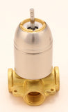 1-Handle Tub & Shower Rough-In Valve,Compatible/Replacement for Delta Series 600, RP77738, Brass/Brushed Nickel Finish - By Plumb USA