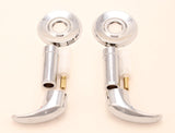 Shower Valve Trim Kit for 2-handle Shower Valve with Matching Stem Extenders, Fit Delta Washerless Shower #2600, 2800, Triple Chrome Finish -By Plumb USA 38840