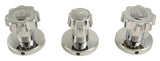 Shower Trim Kit Fits 3-handle Price Pfister Crown Imperial Shower Faucet, Chrome Finish -By PlumbUSA