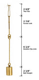 Tub Drain Linkage Assembly with Trip Lever and Strainer Done Cove, Fit for Trip Lever Bath Tub Waste and Overflow Drain, Chrome Finish By Plumb USA