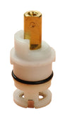 Porcelain Handle (3 Pieces) Fits Delta or Peerless 3-handle Shower Valve, Satin Nickel Finish - By PlumbUSA 32337snx3