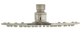 Ultra Thin Solid Brass Rain Shower Head By PlumbUSA