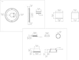 Repair Kit/Renovation Kit Fits Delta RP54870, Series 600 All Metal Parts Tub and Shower, With Lever Handle, Matte Black Finish -By Plumb USA