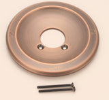 Shower Faucet Face Plate - Fit Delta 600, Peerless 1-handle Shower, Antique Copper Finish - By Plumb USA 34021ROB