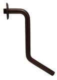 Z-style Shower Arms with Flanges, Lowers Existing Shower Head/Handheld Shower Unit by 11 Inch, Oil Rubbed Bronze Finish 34667BOB - By PlumbUSA