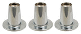 Chrome Escutcheon Fits Gerber 87-215 Shower, 3 Pieces. Fits GE20778B Stems - By PlumbUSA