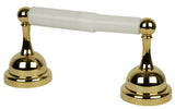Plumb USA Bathroom Accessories, 24" Towel Bar and Toilet Paper Holder, Polish Brass Finish 65124/65109