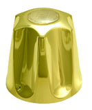 3-handle Tub & Shower Faucet, W. Compression Stems, Without Shower Head - By PlumbUSA (Polish Brass (PVD))