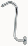 S-style Shower Arms, With Flanges, Brass Construction - By Plumb USA