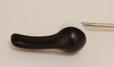 Plumb USA Oil Rubbed Bronze Toilet Tank Flush Lever Handle, Universal Front Mount with Metal Nut Lock, Fits Most Toilets