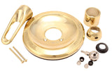 Plumb USA Repair Kit/Renovation Kit Fits Delta Faucet RP54870, Series 600 All Metal Parts Tub and Shower Trim Kit, with Lever Handle, Polish Brass Finish