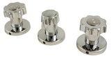 Shower Trim Kit Fits 3-handle Price Pfister Crown Imperial Shower Faucet, Chrome Finish -By PlumbUSA