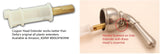 Shower Valve Trim Kit for 2-handle Shower Valve with Matching Stem Extenders, Fit Delta Washerless Shower, Brushed Nickel Finish -By Plumb USA 38844