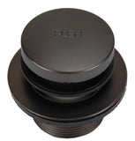 Tip Toe Waste and Overflow ABS Schedule 40, Oil Rubbed Bronze/Matte Black Finish