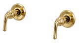 Plumb USA 2-Handle Shower Trim Kit, Polished Brass, Fits Delta Washerless