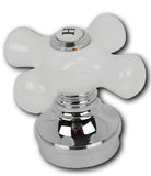 Trim Kit for 2-handle Tub & Shower Valve, Fit Price Pfister Compression Stem Showers, Chrome Finish -By Plumb USA