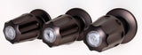 Bathtub and Shower 3-Handle Trim Kit for Gerber 87-215, Oil Rubbed Bronze Finish, Bell Flange Without Stems- By Plumb USA