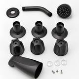 Pfister Compatible Matte Black 3-Handle Shower Trim Kit