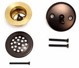 Bathtub Tub Replacement Drain Trim Kit Bathtub Drain Conversion Kit, Matte Black By PlumbUSA