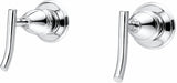 Plumb USA Trim Kit for 2-Handle Shower Valve, Fit Delta Monitor 2 Hole Shower, with Washerless Cartridges, Chrome Plated 38828CP