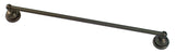 Plumb USA Bathroom Accessories, 24" Towel Bar and Towel Ring, Oil Rubbed Bronze Finish 64924X2AC