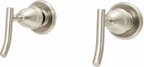 Plumb USA Trim Kit for 2-Handle Shower Valve, Fit Delta Monitor Shower, Brushed Nickel Finish 38828SN