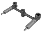 8" Two-handle Tub and Shower Faucets, Oil Rubbed Bronze Finish, Washerless, Porcelain Cross Handle - PlumbUSA 34582BOB
