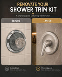 Plumb USA Repair Kit/Renovation Kit Fits Delta RP54870, Series 600 All Metal Parts Tub and Shower, with Lever Handle, Brush Nickel Finish 34094SN
