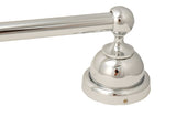 Plumb USA New Tradition 24" Towel Bar, Chrome Finish