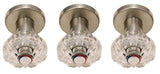 Shower Remodel Kit Fits Price Pfister Crown Imperial Shower Faucet, with Acrylic Round Handles, Satin Nickel Finish -By Plumb USA