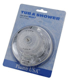 Shower Faucet Trim Kit, Generic Mixet Shower Kit, Satin Nickel Finish - By Plumb USA 34458SN