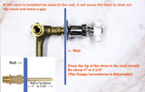 Trim Kit for 2-handle Tub & Shower Valve, Fit Price Pfister Compression Stem Showers, Satin Nickel Finish -By Plumb USA