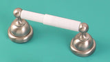 Plumb USA Bathroom Accessories, 24" Towel Bar and Toilet Paper Holder, Satin Nickel Finish 64924X2AC