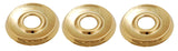 8" Three-handle Tub and Shower Valves Faucets, Polish Brass Finish - By Plumb USA